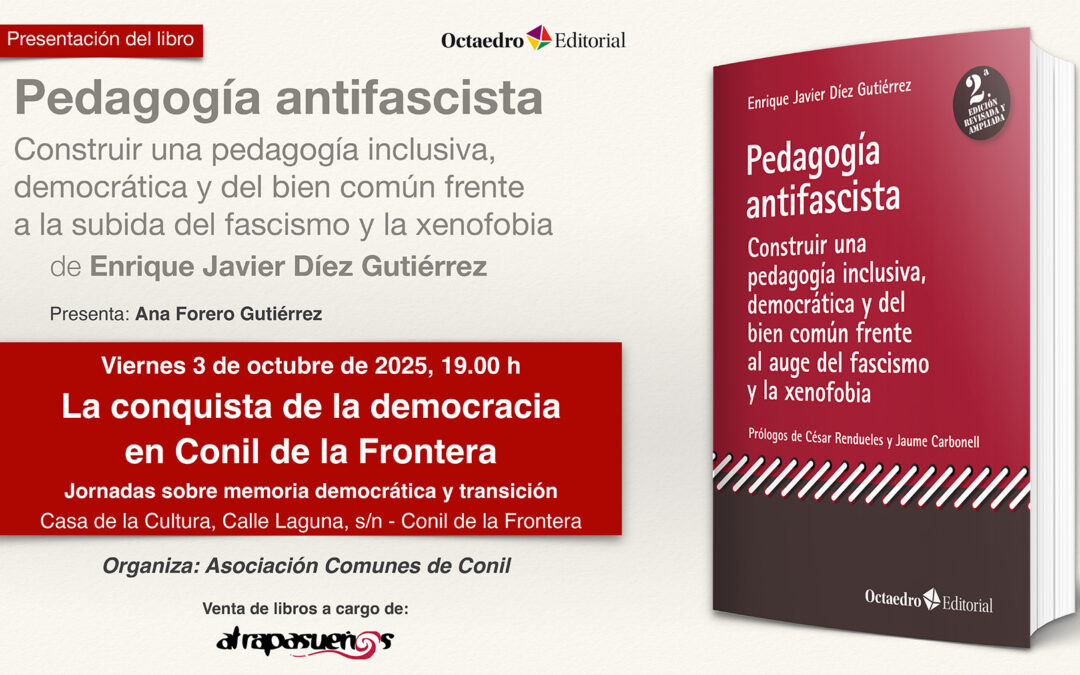 Presentación del libro: Pedagogía antifascista
